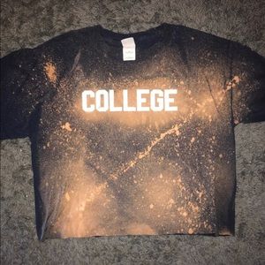 Bleach College Cropped Tee